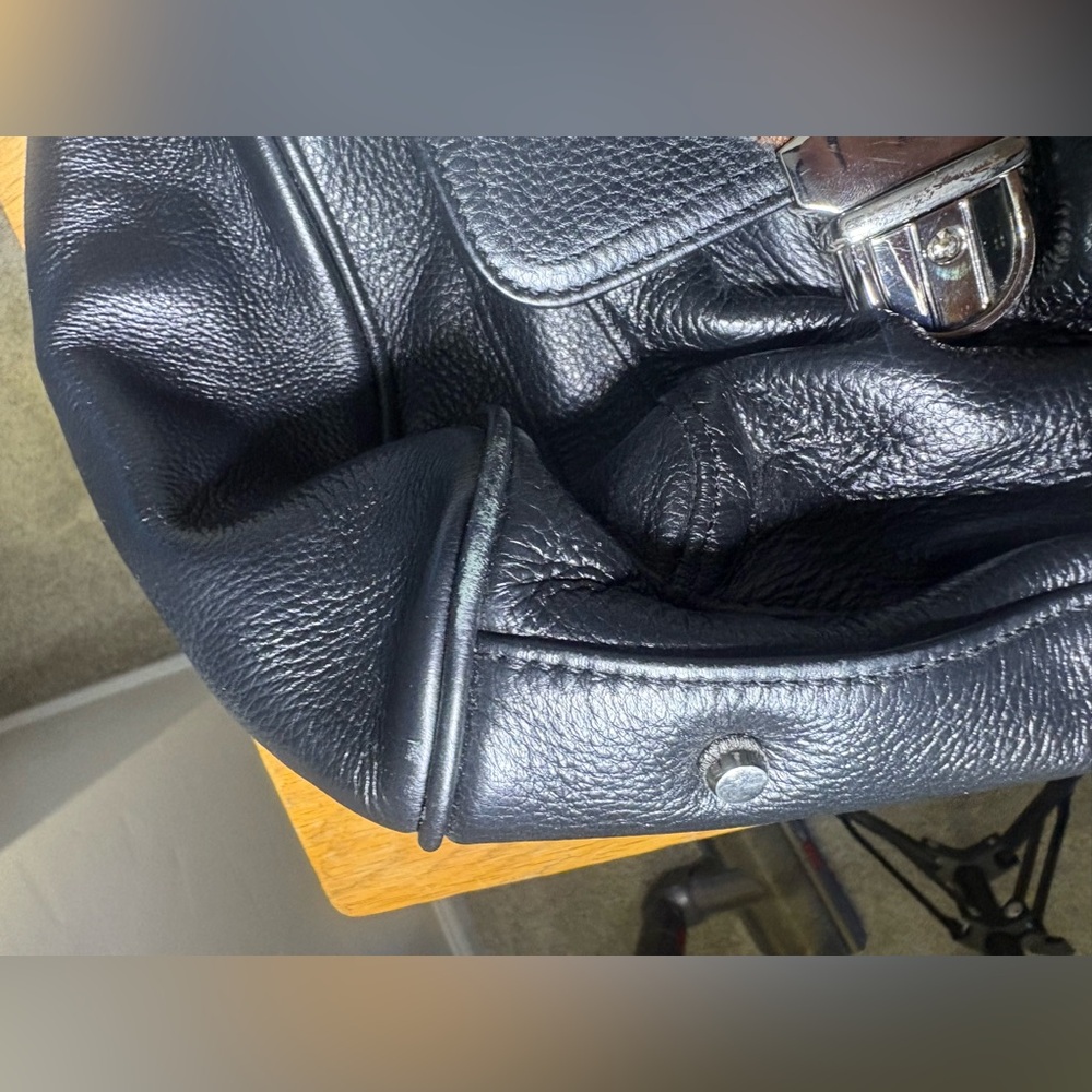 Christine Price two pocket Leather Bag - Picture 3 of 7